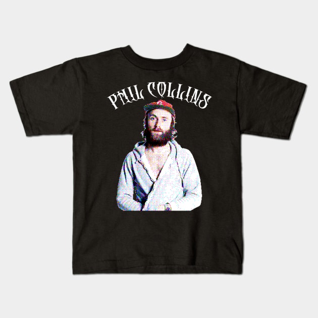 Phil Collins // Retro 80s Aesthetic Design Kids T-Shirt by unknown_pleasures